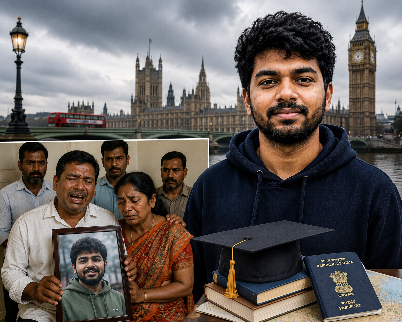 25-Year-Old Telangana Student Found Dead in London; Family Seeks Answers 