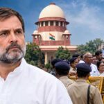 Rahul Gandhi at Supreme Court Protest